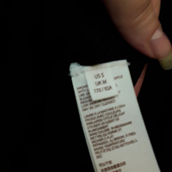 Free People Black Lace Button Peasant Top Set To Stun S P New Tags - Picture 7 of 16